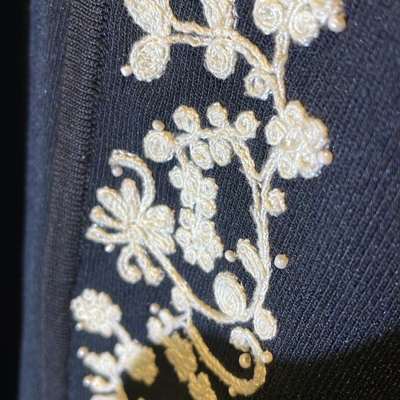 Grace Dane Lewis 2 pc Rayon/Nylon long jacket (XL) and palazzo pant (L). Sheen. - Picture 7 of 14